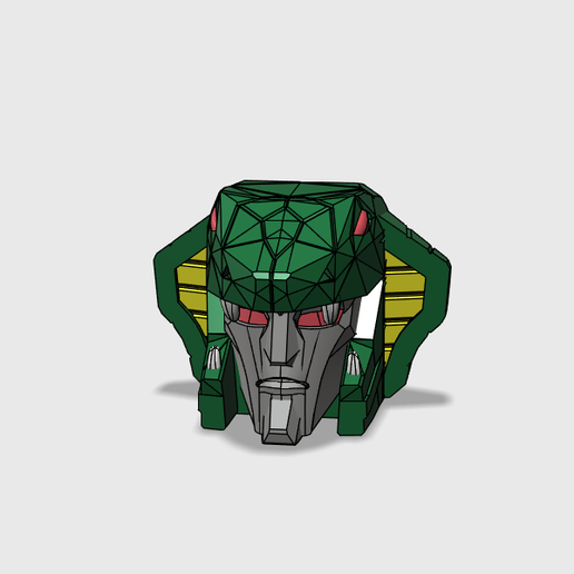 🤖 Deathcobra head - Combiner Wars・ STL File for ・Cults